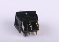 6 پین Black SPDT سوئیچ کوچک سوئیچ روشنایی برای تجهیزات ارتباطی